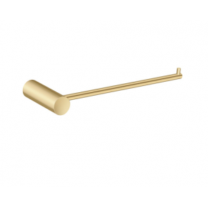 Lucid Pin Brushed Gold Towel Ring